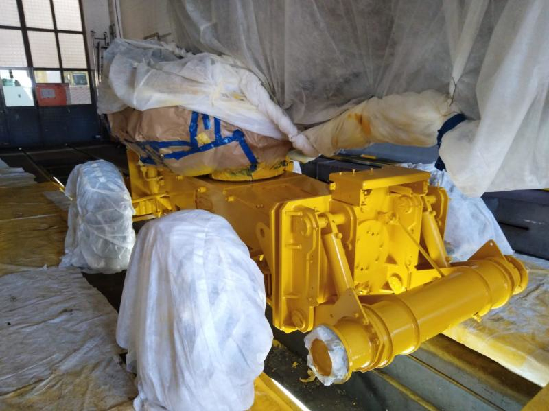 A Manitou átalakításra került a vasúti használatra A Manitou átalakításra került a vasúti használatra